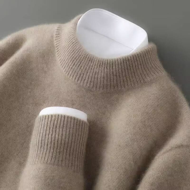 Pullover Damen mit Stehkragen und lässiger Passform | A&B - 4 - Annoboutique
