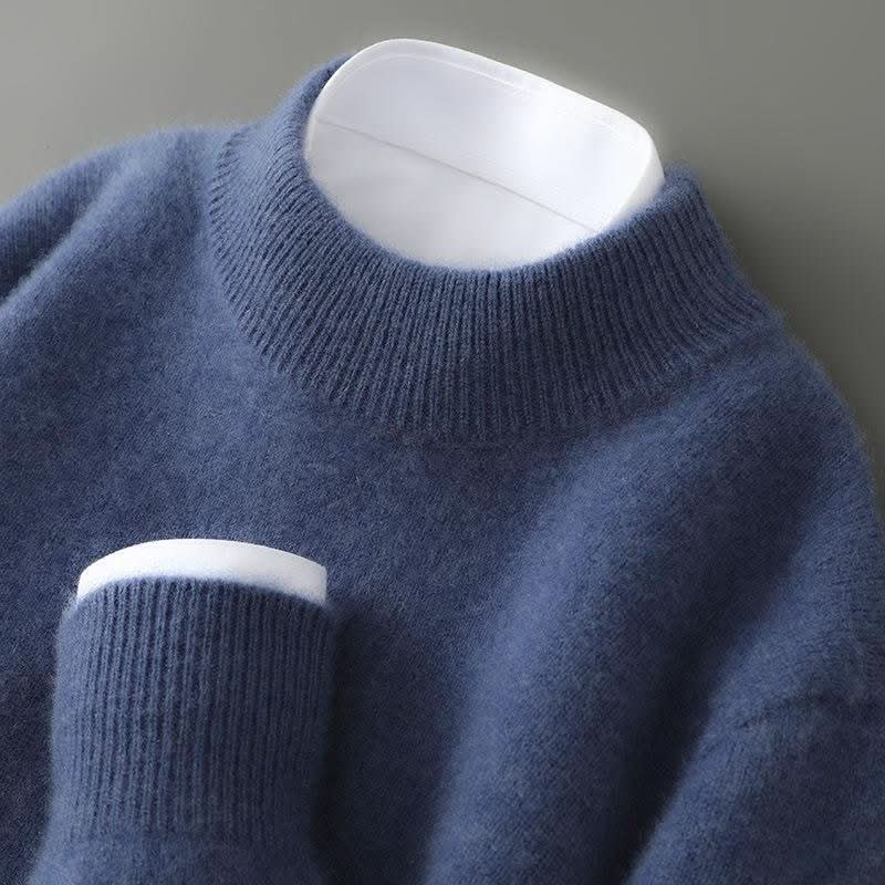 Pullover Damen mit Stehkragen und lässiger Passform | A&B - 5 - Annoboutique