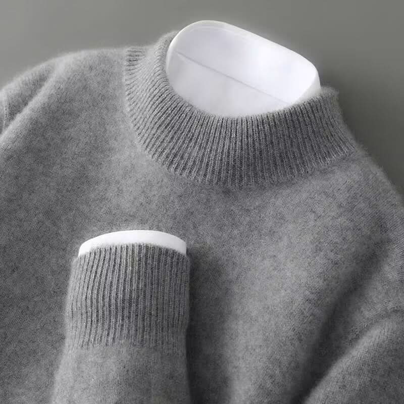 Pullover Damen mit Stehkragen und lässiger Passform | A&B - 7 - Annoboutique