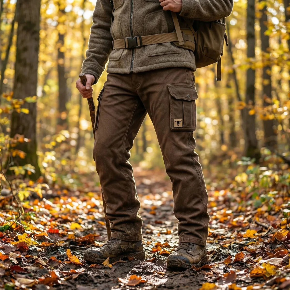 Herren Cargo-Hosen mit funktionalem Design und lässiger Passform | A&B - 2 - Annoboutique