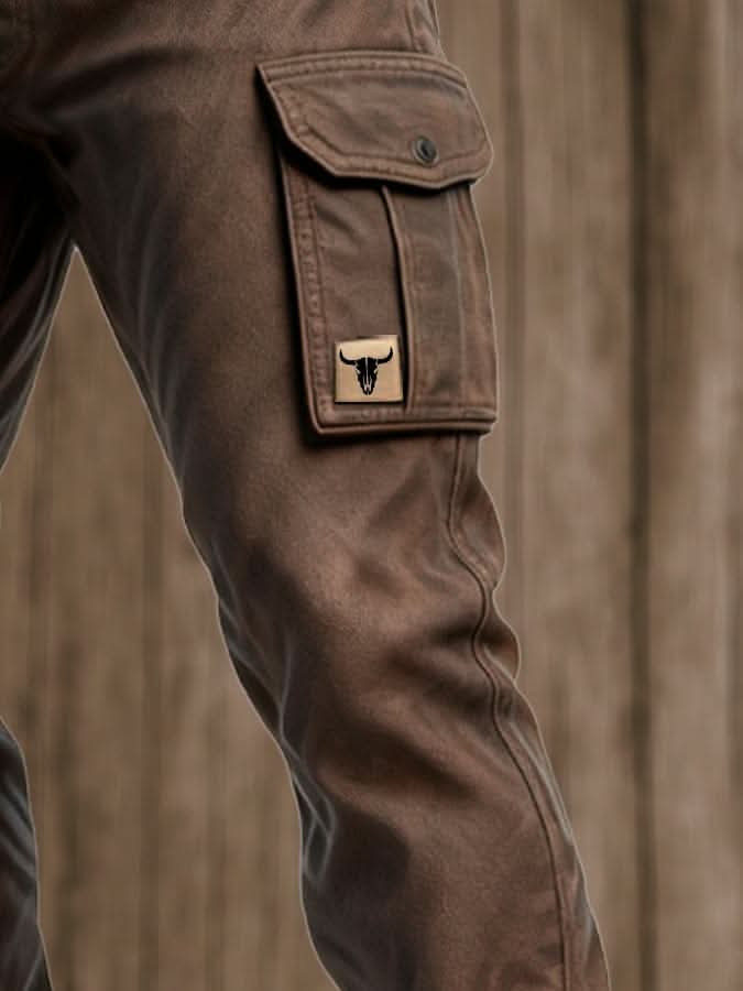 Herren Cargo-Hosen mit funktionalem Design und lässiger Passform | A&B - 5 - Annoboutique