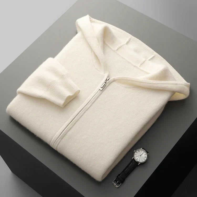 Hoodie Herren mit lässigem Schnitt und praktischen Taschen | A&B - 10 - Annoboutique