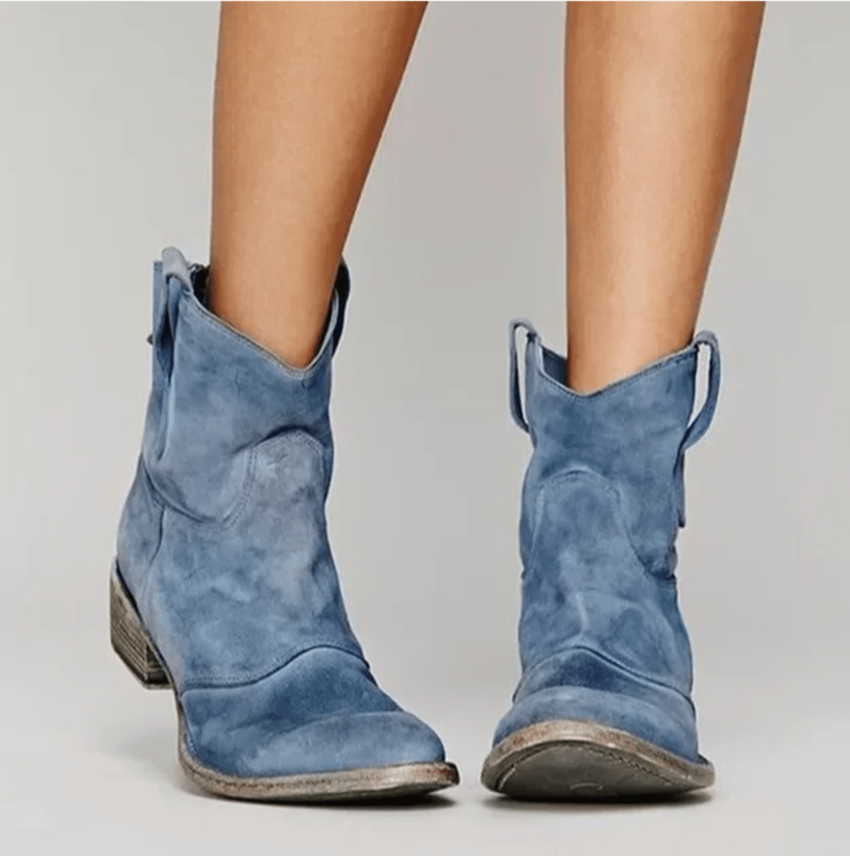 Stiefeletty damskie z nowoczesnym krojem i praktycznym zapięciem | L&V - 1 - Livia-Moda