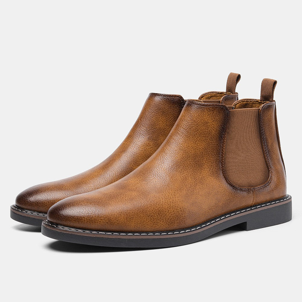 Herren Chelsea Boots mit elastischem Einsatz | A&B - 11 - Annoboutique