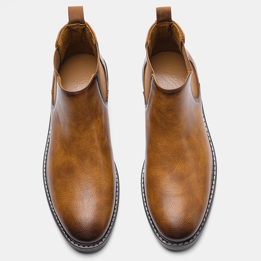 Herren Chelsea Boots mit elastischem Einsatz | A&B - 12 - Annoboutique