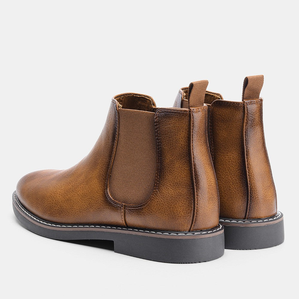 Herren Chelsea Boots mit elastischem Einsatz | A&B - 16 - Annoboutique