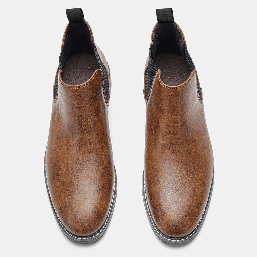 Herren Chelsea Boots mit elastischem Einsatz | A&B - 18 - Annoboutique