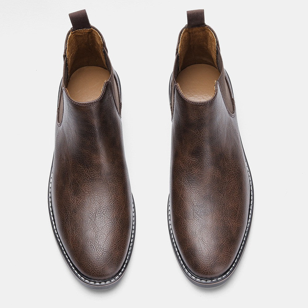 Herren Chelsea Boots mit elastischem Einsatz | A&B - 22 - Annoboutique