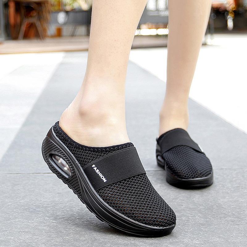 Komfortable Slipper für Damen mit Diabetes - Breite Passform & Anpassbarer Riemen - J&B - 1 - Annoboutique