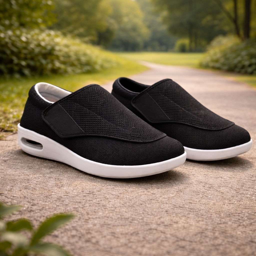 Diabetikerfreundne Slipper dla kobiet - Regulowane dopasowanie & Łatwe zakładanie - J&B - 5 - Livia-Moda