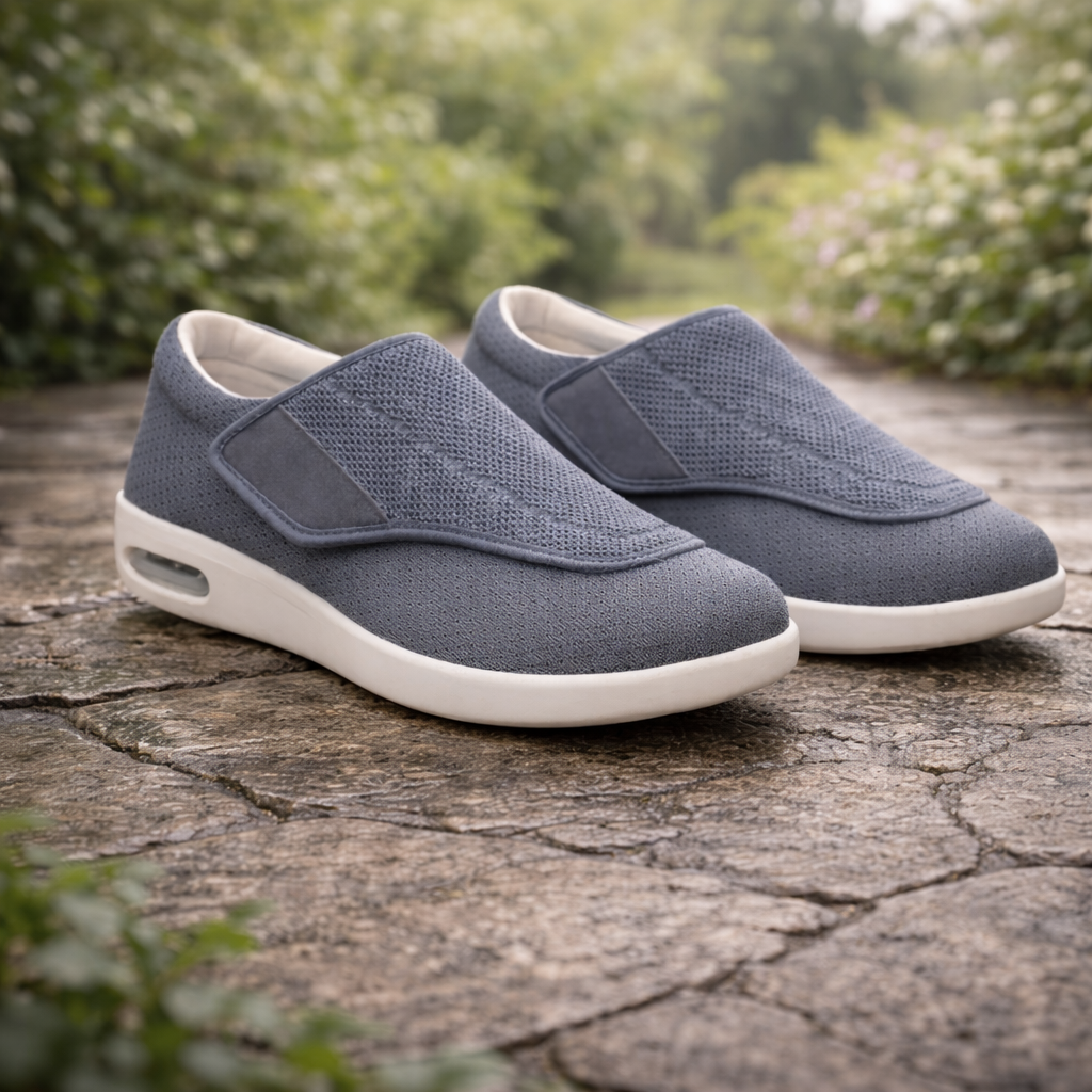 Diabetikerfreundne Slipper dla kobiet - Regulowane dopasowanie & Łatwe zakładanie - J&B - 7 - Livia-Moda