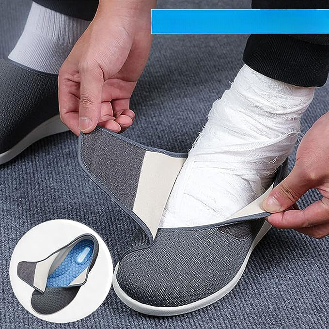 Diabetikerfreundne verstellbare Hausschuhe dla kobiet - J&B - 1 - Livia-Moda
