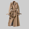 Trench Coat Damski z dopasowanym krojem i eleganckimi detalami | L&V - 1 - Livia-Moda