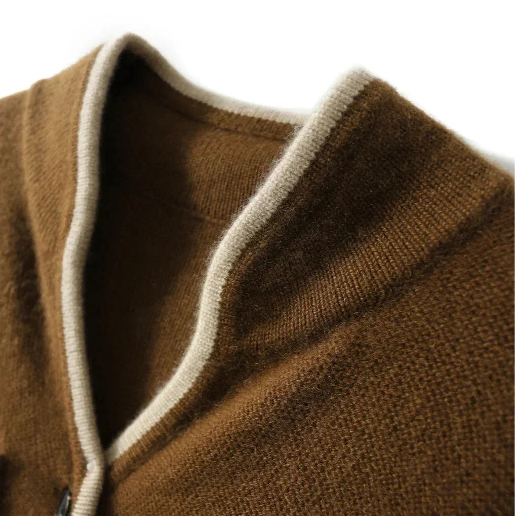 Cardigan damski z guzikami i kieszeniami | L&V - 5 - Livia-Moda
