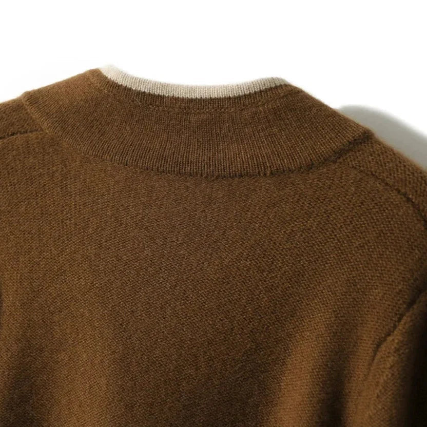 Cardigan damski z guzikami i kieszeniami | L&V - 9 - Livia-Moda