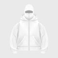 Hoodie męski z balaklawą – Luźny krój z kieszeniami | L&V - 4 - Livia-Moda