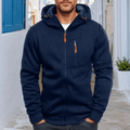 Hoodie męski z funkcjonalnym kapturem i kieszeniami | L&V - 1 - Livia-Moda