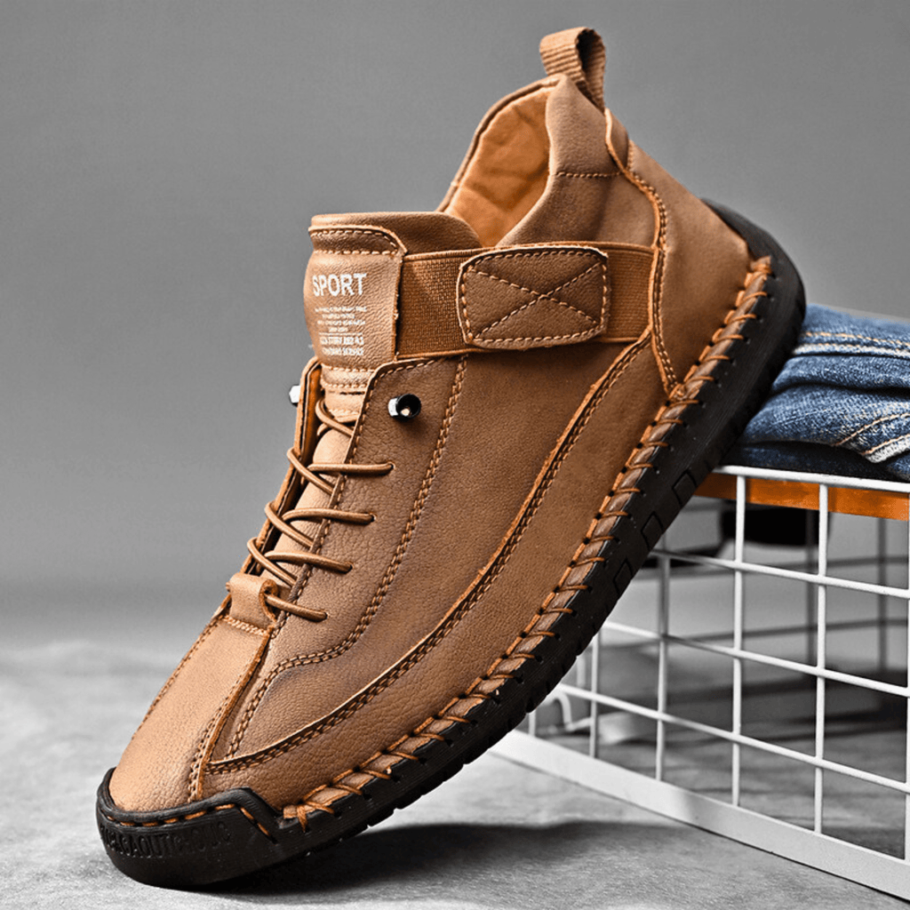 Męskie Buty Sportowe z praktycznym zapięciem i wygodnym krojem | L&V - 2 - Livia-Moda