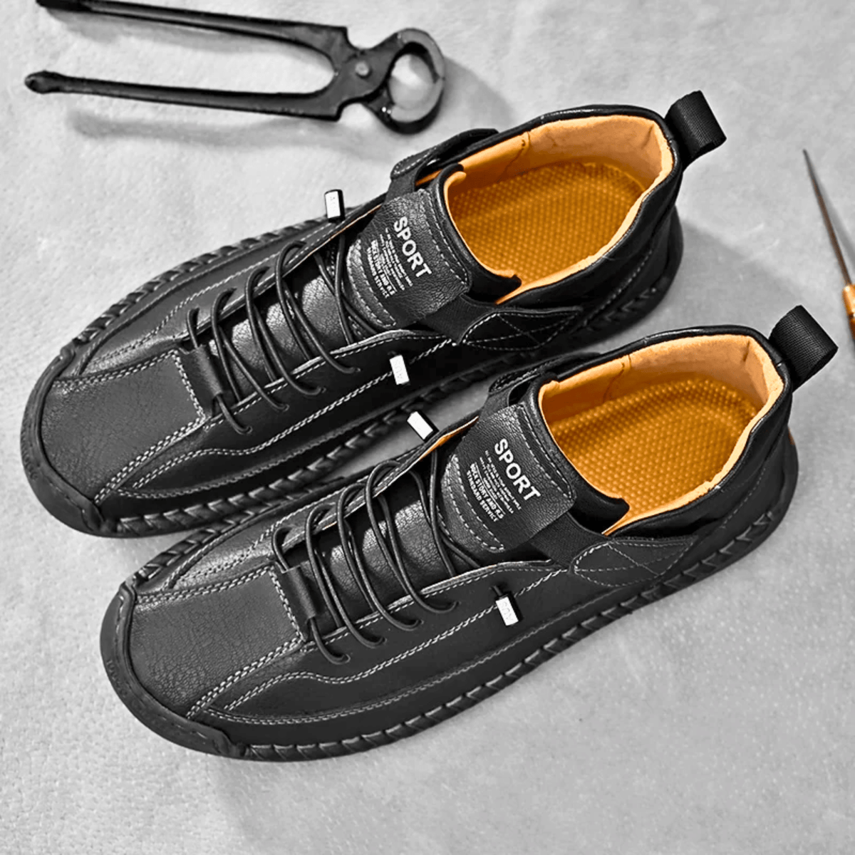 Męskie Buty Sportowe z praktycznym zapięciem i wygodnym krojem | L&V - 10 - Livia-Moda