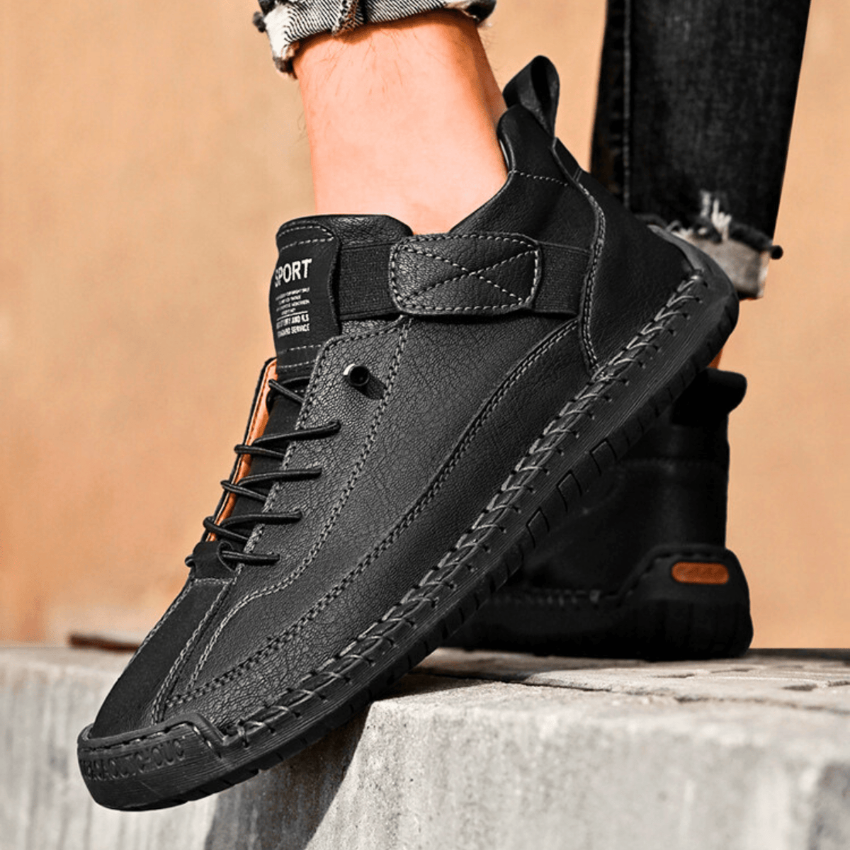 Męskie Buty Sportowe z praktycznym zapięciem i wygodnym krojem | L&V - 23 - Livia-Moda