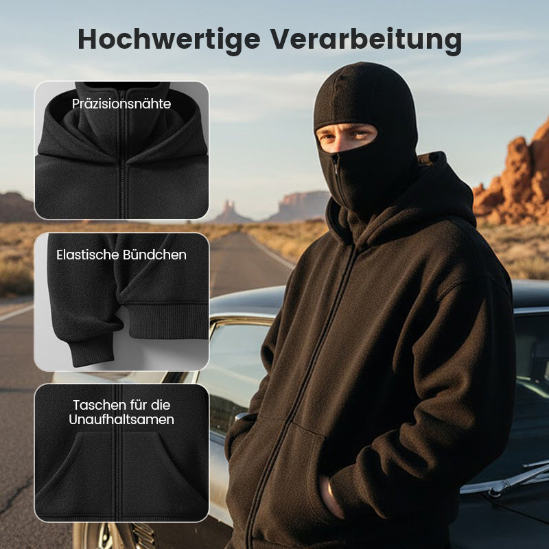 Hoodie męski z kapturem i dużą kieszenią | L&V - 8 - Livia-Moda