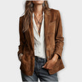 Blazer damski z dopasowanym krojem i praktycznymi kieszeniami | L&V - 1 - Livia-Moda
