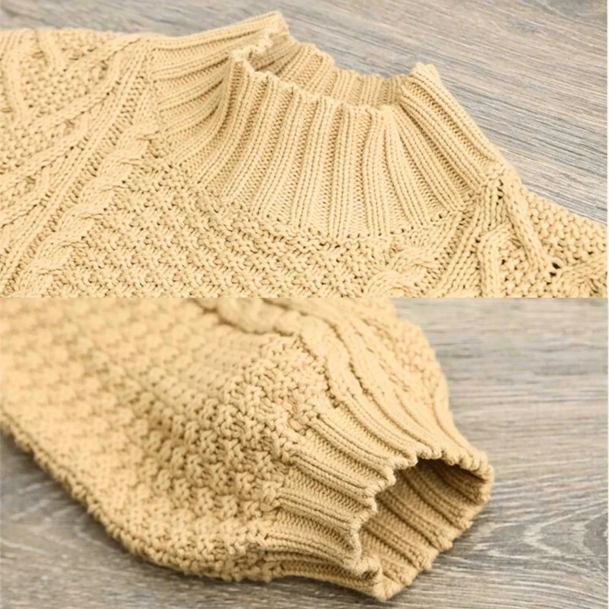 Pullover damski z kołnierzem stójkowym i luźnym krojem | L&V - 9 - Livia-Moda