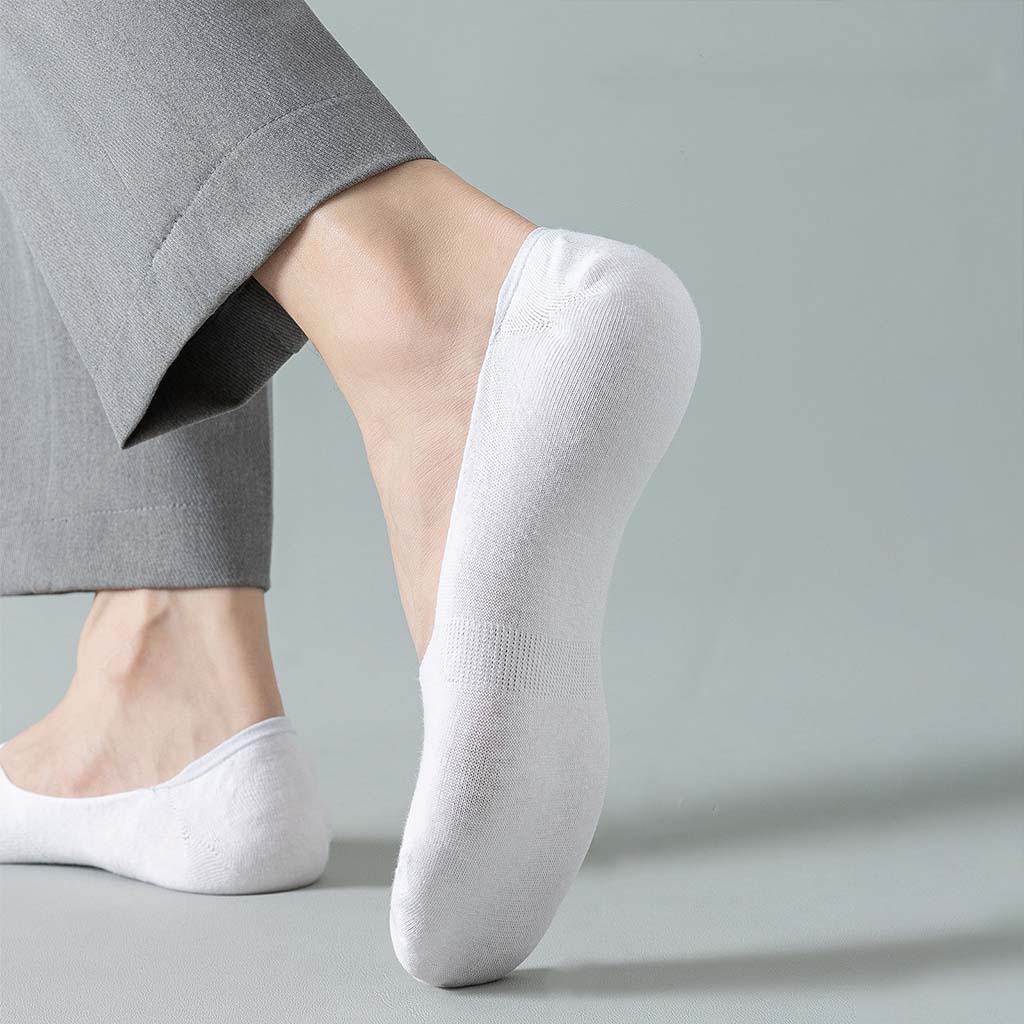 Skarpetki męskie niewidoczne z elastycznym krojem i antypotliwą technologią | L&V - 6 - Livia-Moda