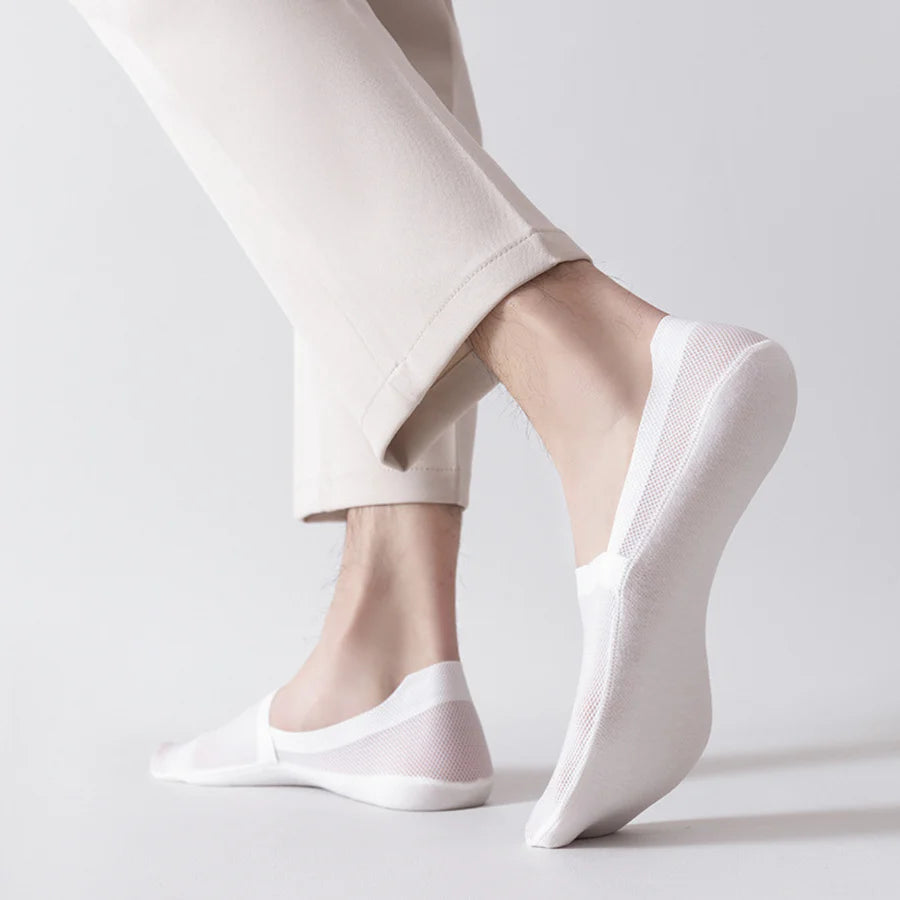 Skarpety męskie niskie z technologią antypoślizgową | L&V - 2 - Livia-Moda