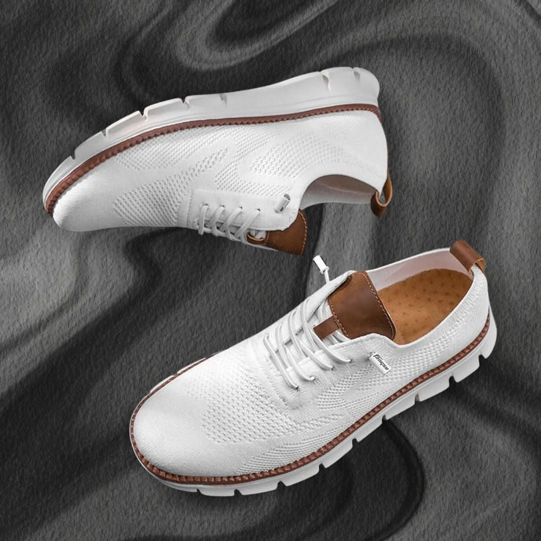 Sneakersy męskie o luźnym kroju z wygodnym zapięciem | L&V - 2 - Livia-Moda