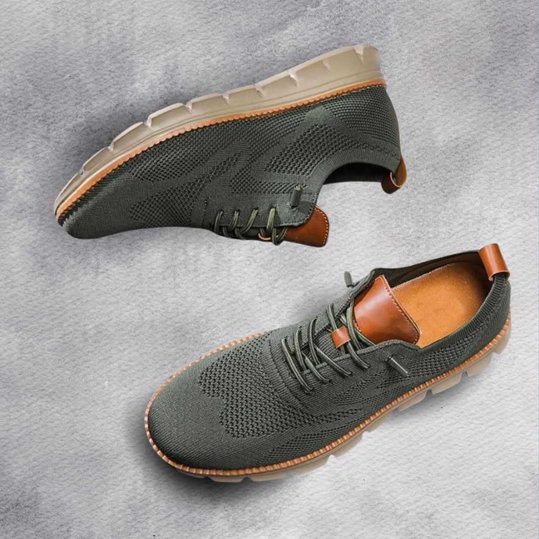 Sneakersy męskie o luźnym kroju z wygodnym zapięciem | L&V - 3 - Livia-Moda