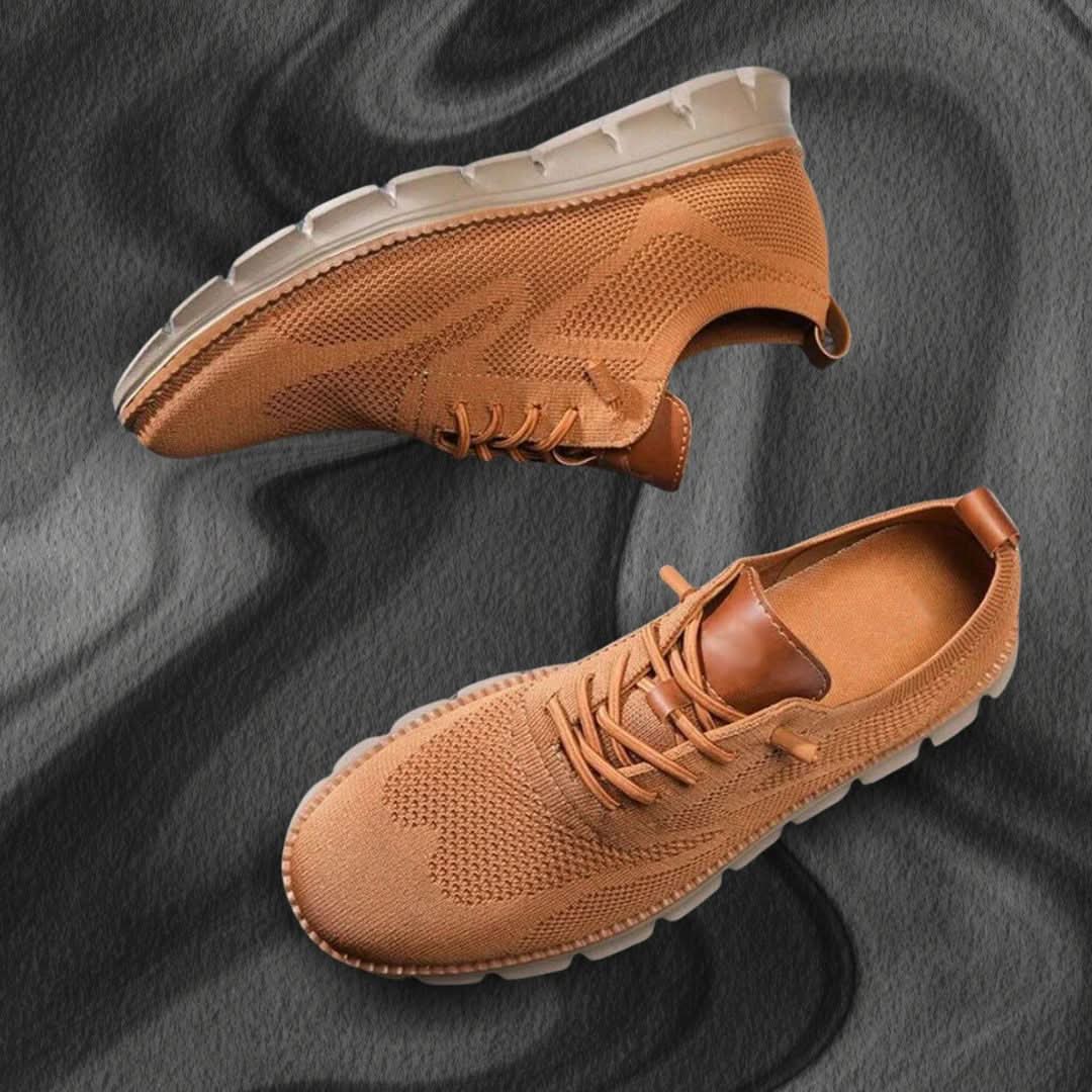 Sneakersy męskie o luźnym kroju z wygodnym zapięciem | L&V - 4 - Livia-Moda