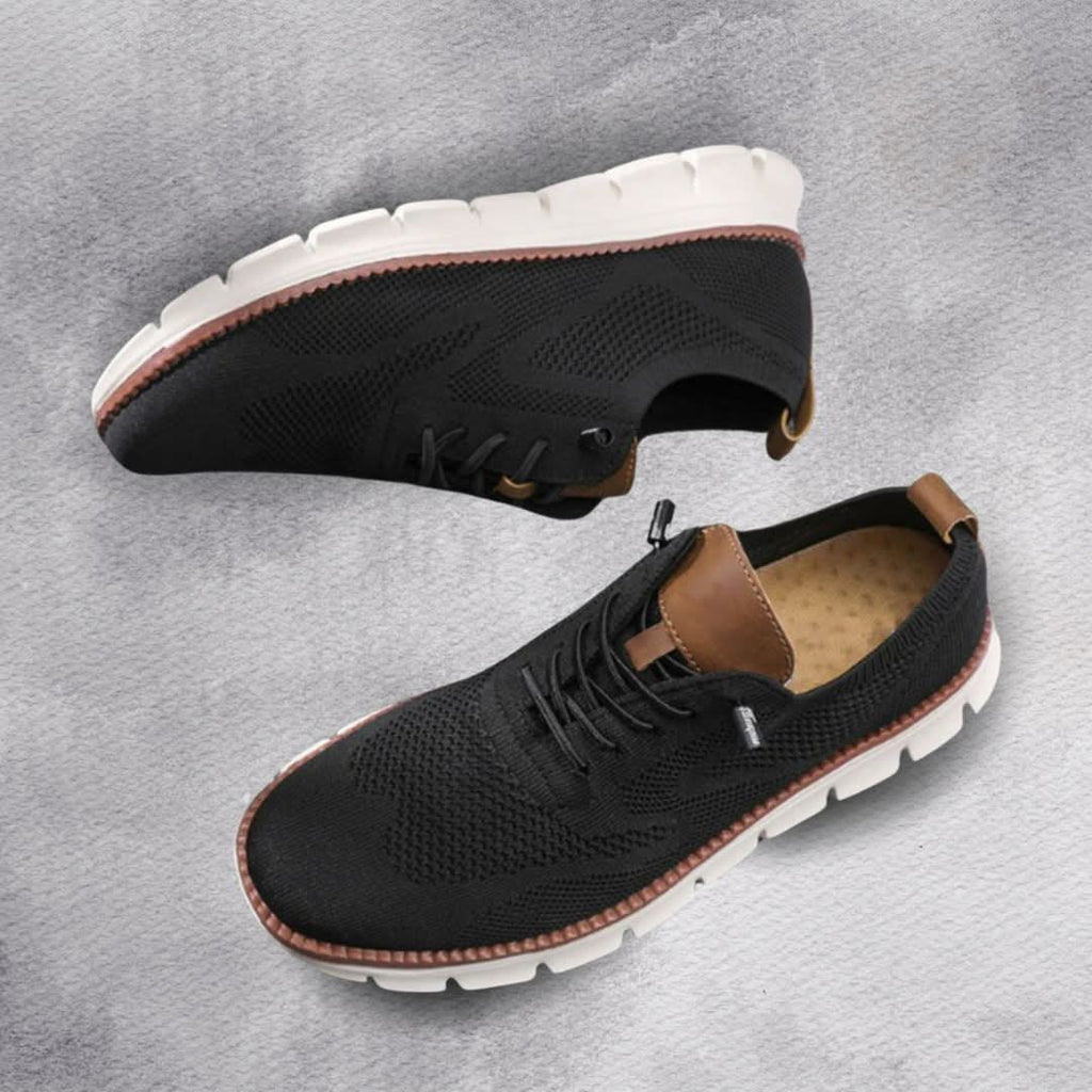Sneakersy męskie o luźnym kroju z wygodnym zapięciem | L&V - 5 - Livia-Moda
