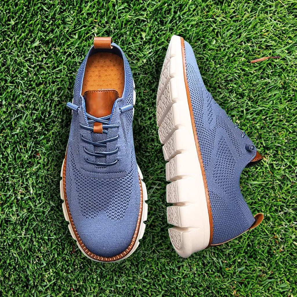 Sneakersy męskie o luźnym kroju z wygodnym zapięciem | L&V - 7 - Livia-Moda