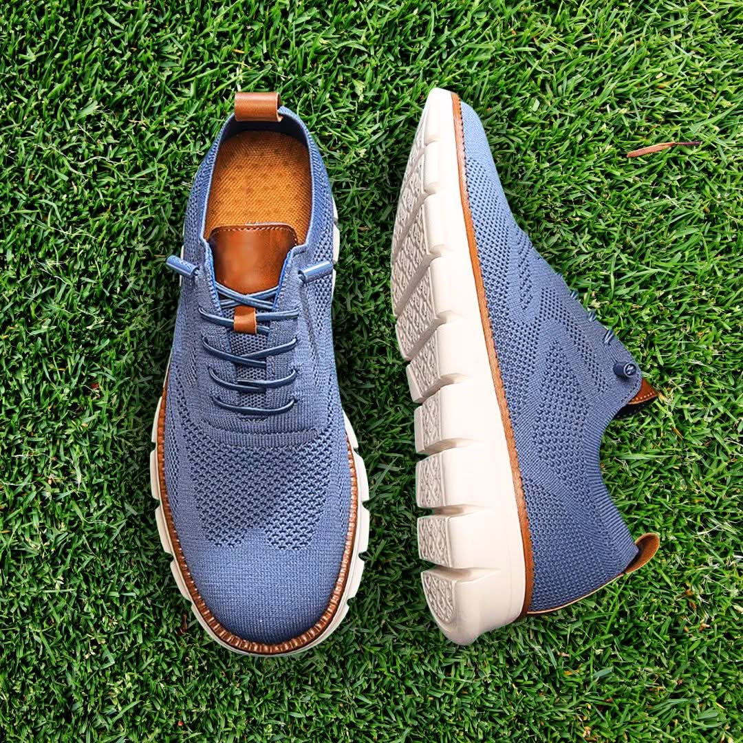 Sneakersy męskie o luźnym kroju z wygodnym zapięciem | L&V - 7 - Livia-Moda
