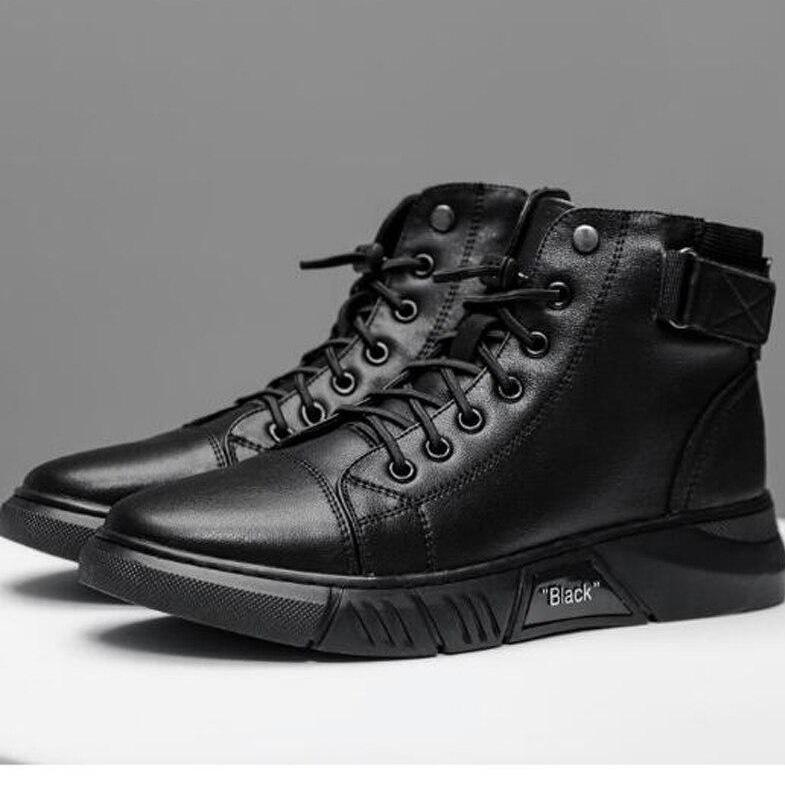Męskie buty za kostkę z wysoką cholewką i wygodnym krojem | L&V - 15 - Livia-Moda