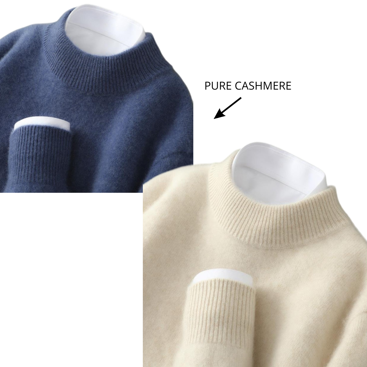 Pullover Męski z Okrągłym Dekoltem i Luźnym Krojem | L&V - 5 - Livia-Moda