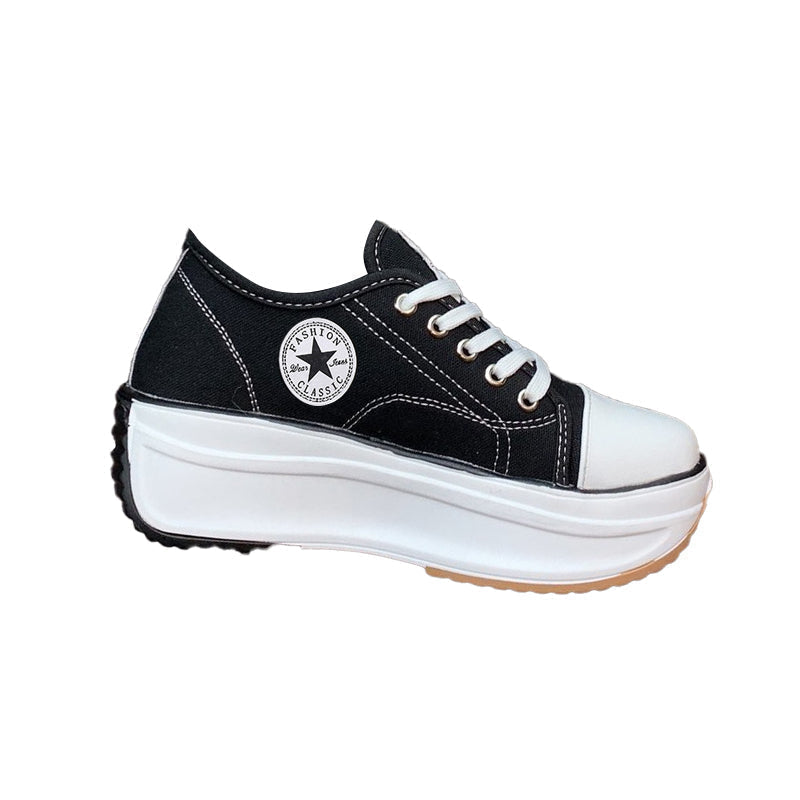 Sneakers damskie z luźnym krojem i wyrazistą podeszwą | L&V - 16 - Livia-Moda
