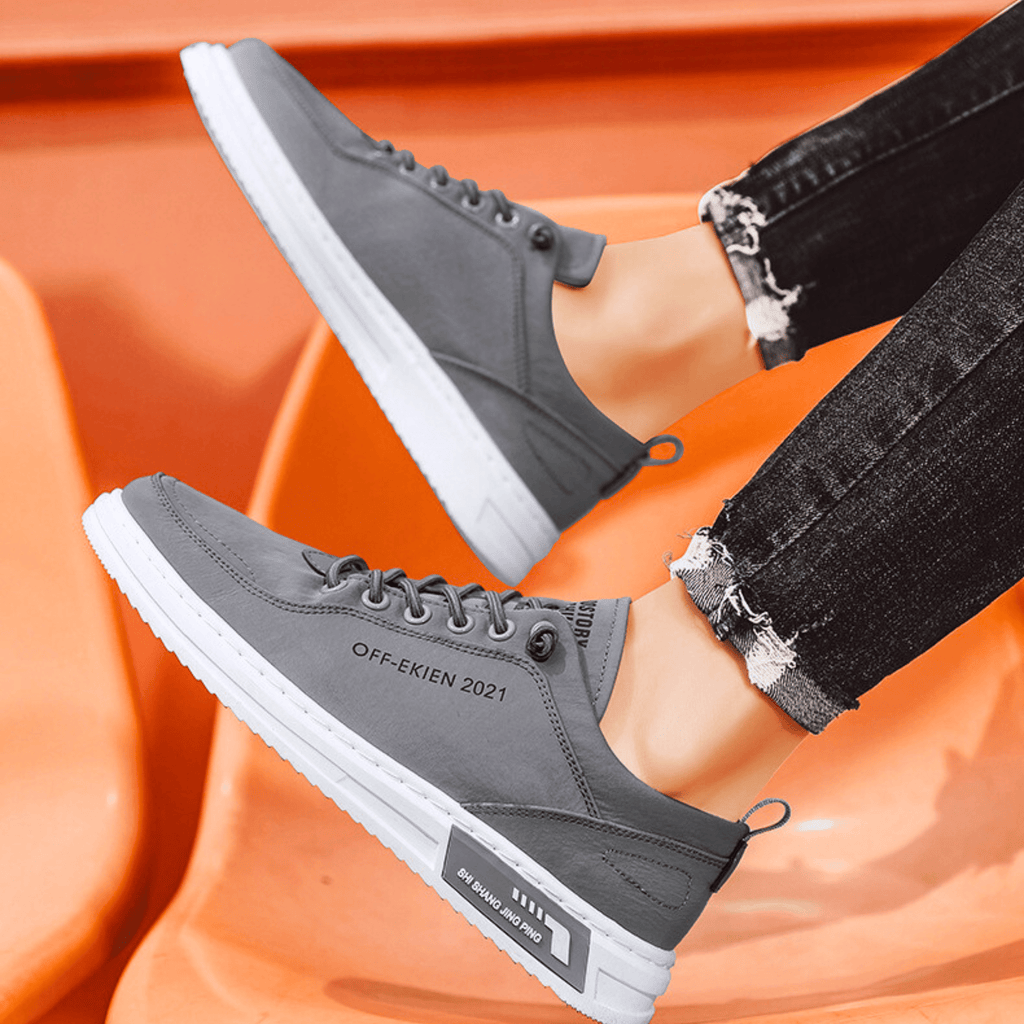 Męskie Buty Casual z Komfortowym Dopasowaniem i Wyrazistym Stylem | L&V - 14 - Livia-Moda