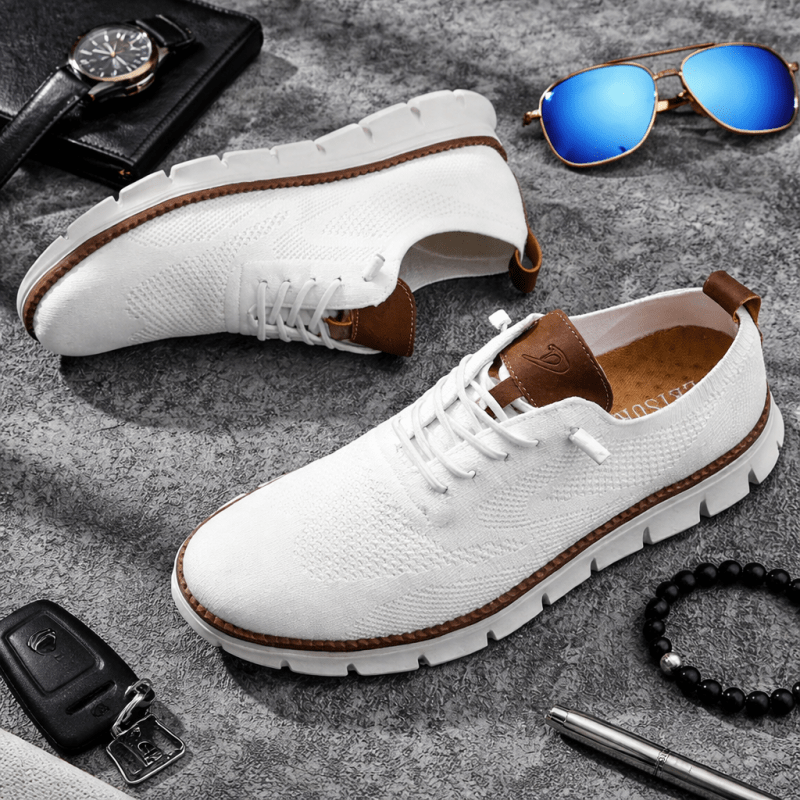 Obuwie Męskie Casual z Przewiewną Cholewką i Komfortowym Krojem | L&V - 1 - Livia-Moda