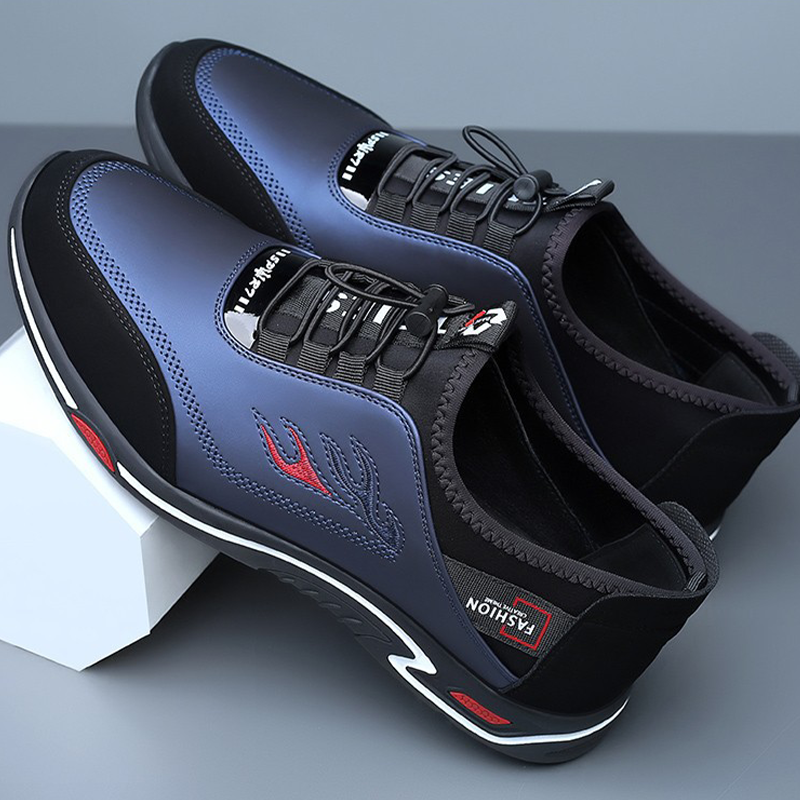 Męskie Buty Slip-On z Wygodnym Krojem i Praktycznym Zapięciem | L&V - 1 - Livia-Moda