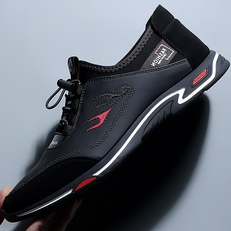 Męskie Buty Slip-On z Wygodnym Krojem i Praktycznym Zapięciem | L&V - 2 - Livia-Moda