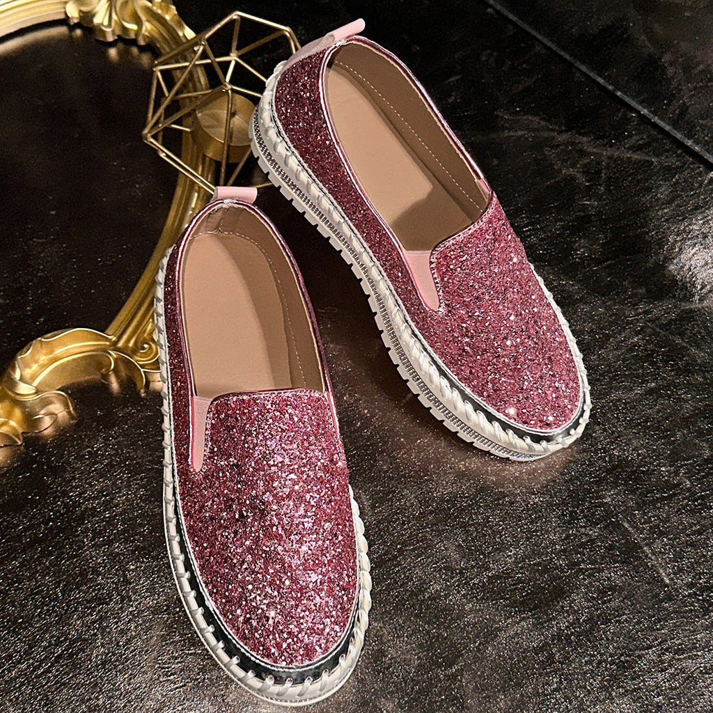 Buty Slip-On damskie z dekoracyjnymi akcentami | L&V - 14 - Livia-Moda