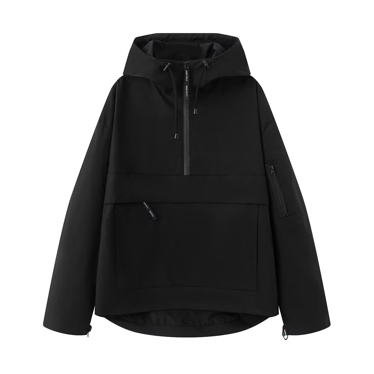 Kurtka Damska Oversize z Kapturem i Kieszenią | L&V - 1 - Livia-Moda