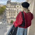 Kurtka damska z oversize'owym krojem i sportowym stylem | L&V - 4 - Livia-Moda