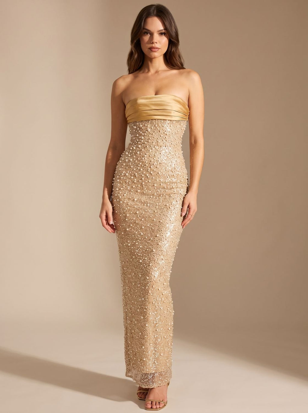 Sukienka Damska z dopasowanym krojem i eleganckim wykończeniem - 1 - Livia-Moda