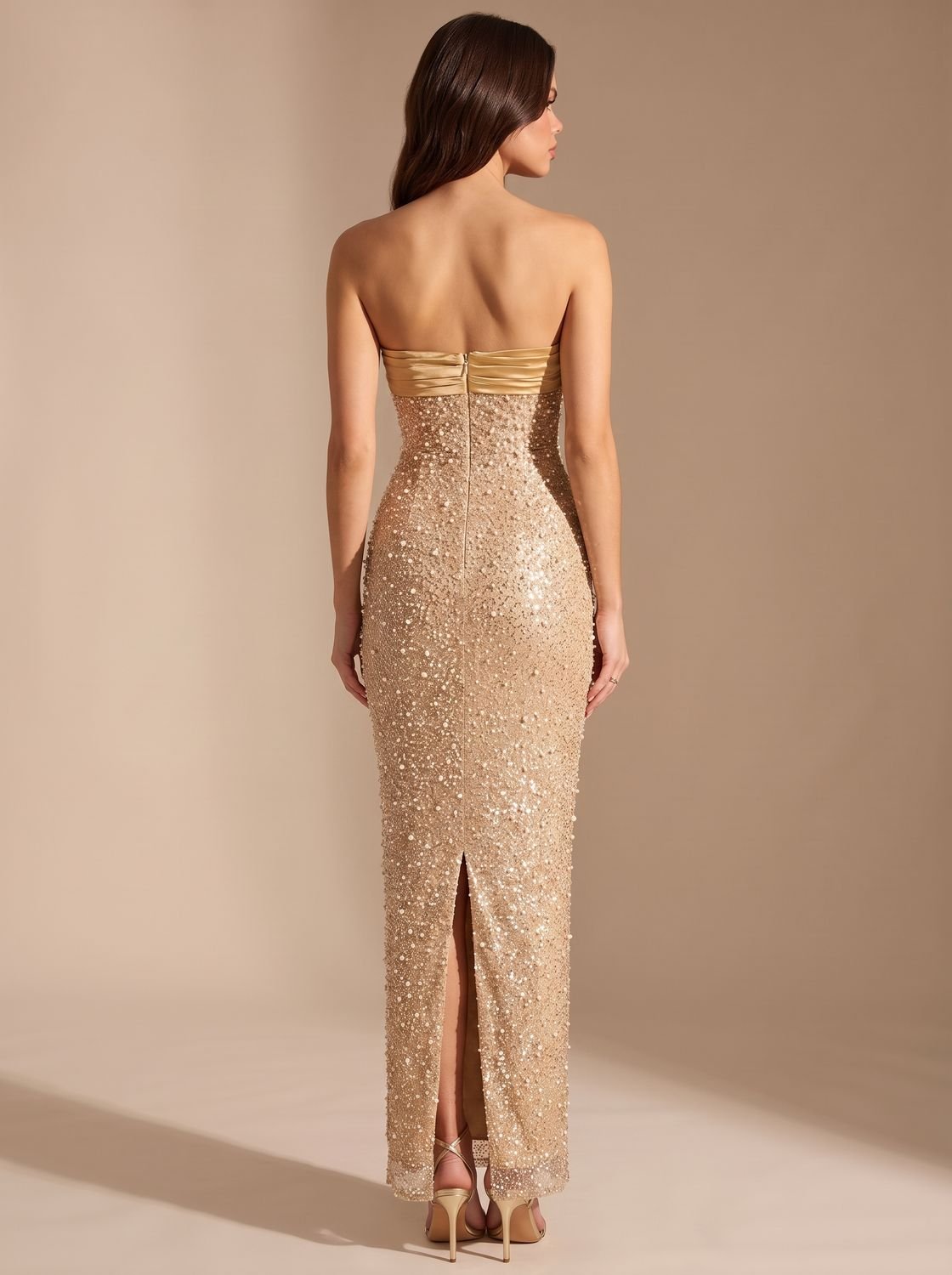 Sukienka Damska z dopasowanym krojem i eleganckim wykończeniem - 2 - Livia-Moda