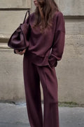 Stylowy outfit damski z luźnym krojem i długimi rękawami - 5 - Livia-Moda