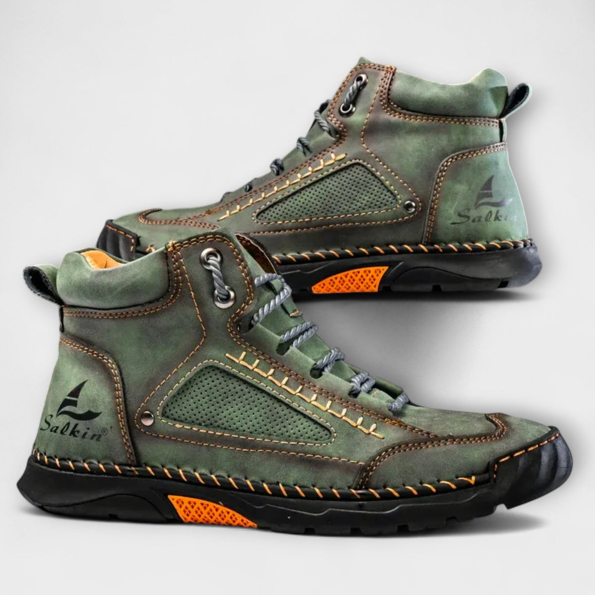 Buty męskie o sportowym kroju z oddychającymi elementami - 5 - Livia-Moda