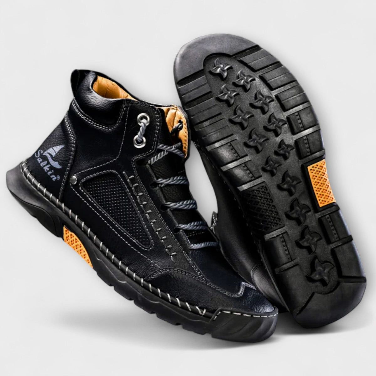 Buty męskie o sportowym kroju z oddychającymi elementami - 23 - Livia-Moda
